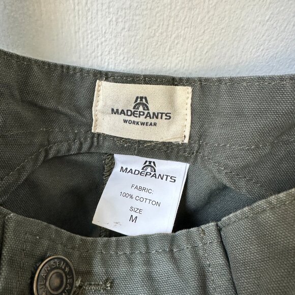 Overalls in dark olive by Madepants - Picture 5 of 7